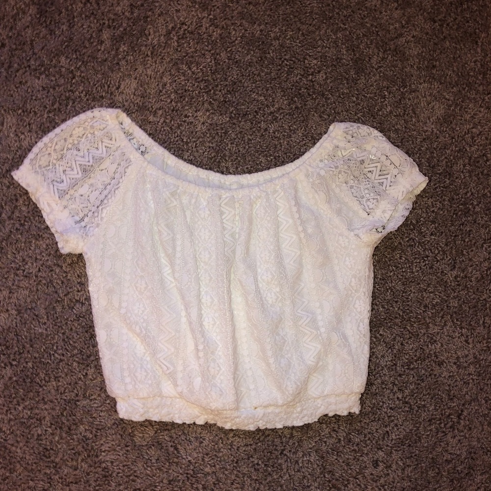 Hollister Lace off-the-shoulder Top